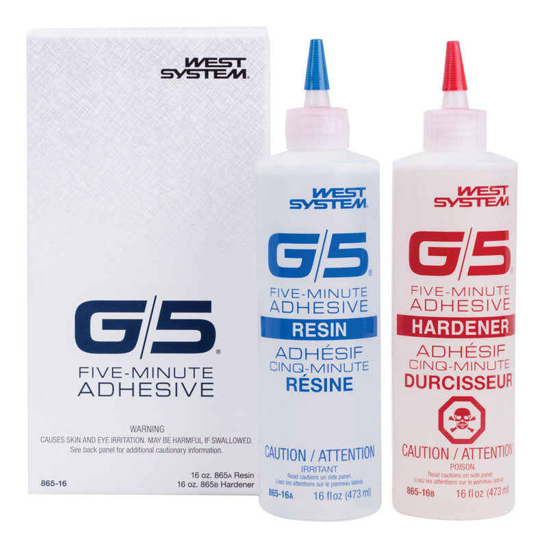WEST SYSTEM - West System G/5 High Strength Glue Adhesive Kit 2 pk [865-16]