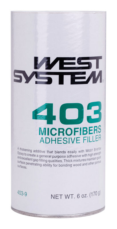 WEST SYSTEM - West System 403 Filler Extra Strength Microfibers Adhesive Filler 6 oz