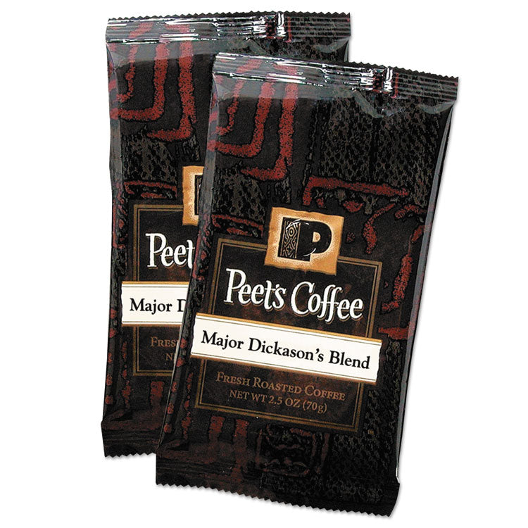 Peet's Coffee & Tea - Coffee Portion Packs, Major Dickason's Blend, 2.5 oz Frack Pack, 18/Box