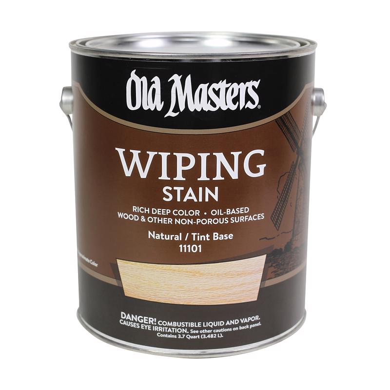 OLD MASTERS - Old Masters Semi-Transparent Natural Oil-Based Wiping Stain 1 gal - Case of 2