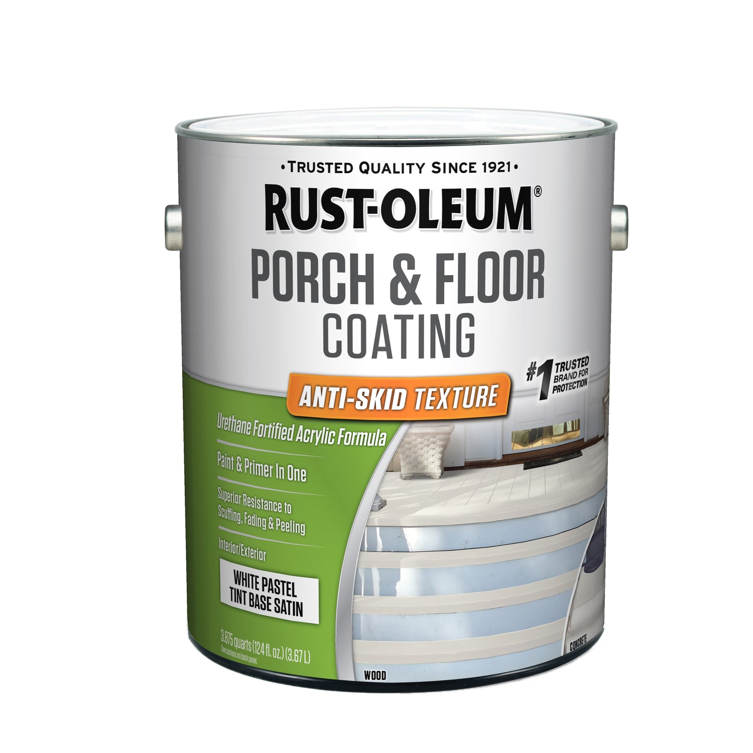 Rust-Oleum Porch & Floor Tint Base Porch and Floor Paint+Primer 1 gal - Case of 2