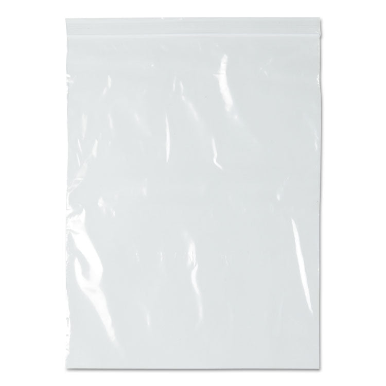 BagCo - Zippit Resealable Bags, 2 mil, 10" x 13", Clear, 1,000/Carton