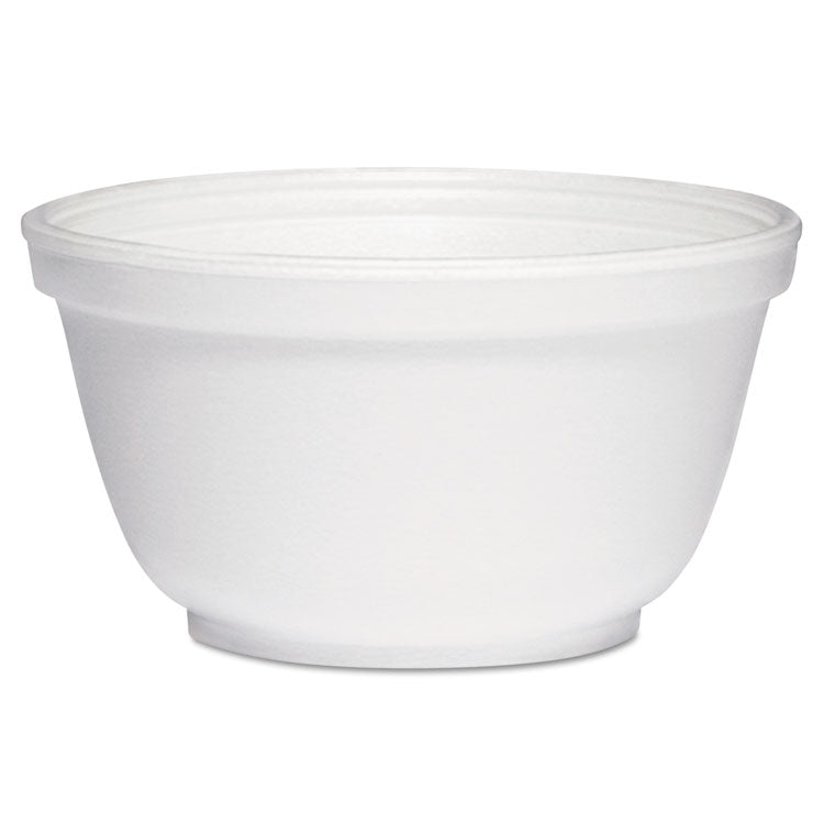 Dart - Foam Bowls, 10 oz, White, 50/Pack, 20 Packs/Carton