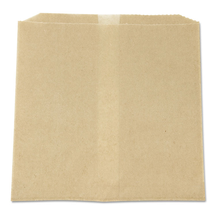 HOSPECO - Waxed Napkin Receptacle Liners, 8.5" x 8", Brown, 500/Carton