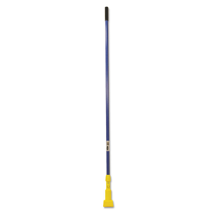 Rubbermaid Commercial - Gripper Fiberglass Mop Handle, 1" dia x 60", Blue/Yellow