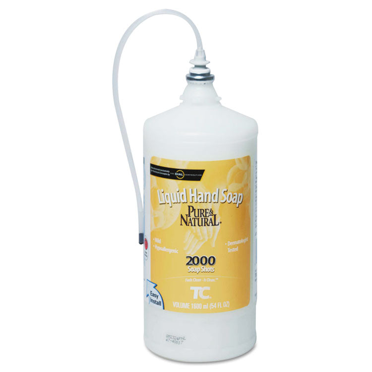 Rubbermaid Commercial - Green Seal Certified Lotion Soap, Honeysuckle Scent, 800 mL Refill, 4/Carton