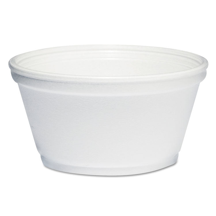 Dart - Foam Container, 8 oz, White, 1,000/Carton