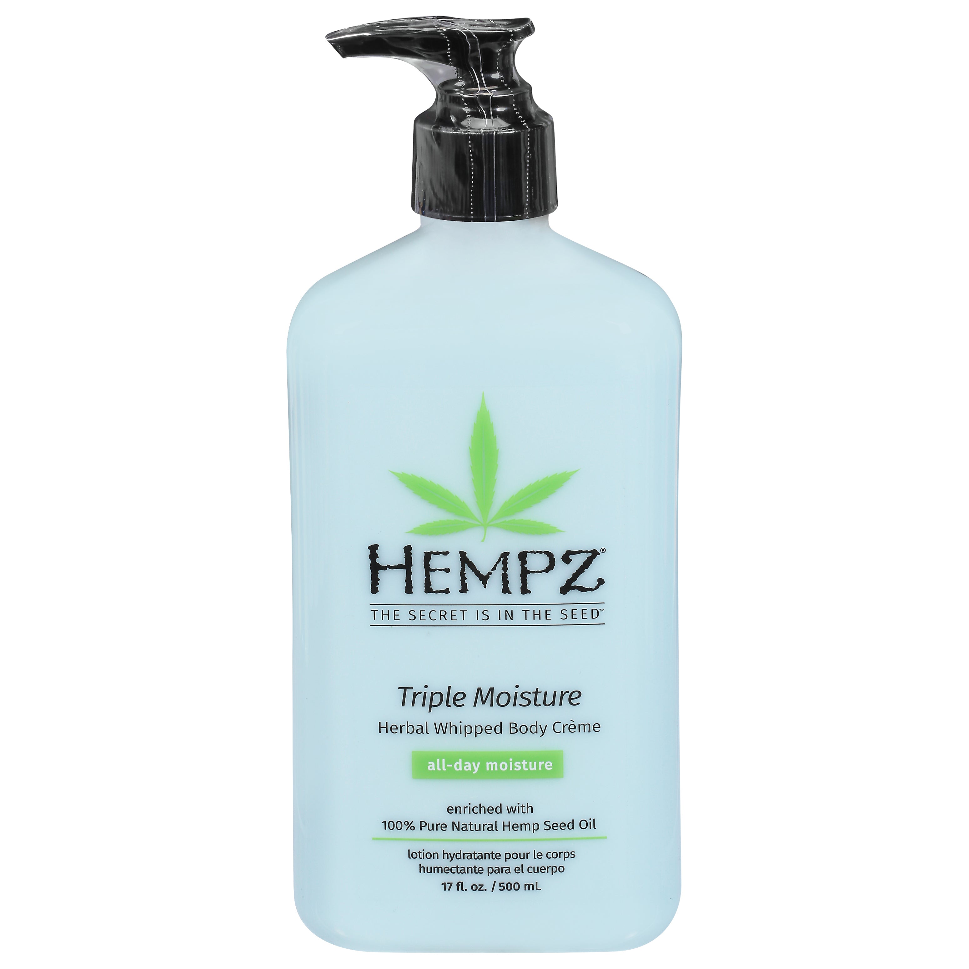 Hempz Herbal Whipped Triple Moisture Body Creme 17 fl oz - Case of 1