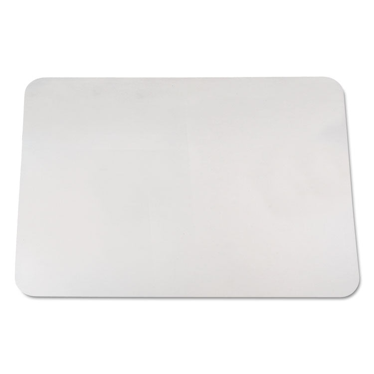 Artistic - KrystalView Desk Pad with Antimicrobial Protection, Glossy Finish, 36 x 20, Clear