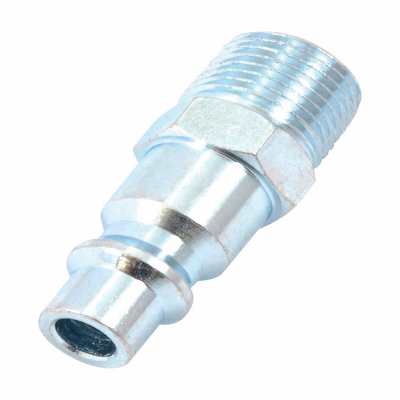 FORNEY - Forney Steel Air Plug 3/8 in. Male X 3/8 in. 1 pc