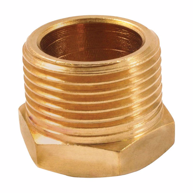 FORNEY - Forney Brass Bushing 3/8 in. Female X 1/2 in. Male 1 pc