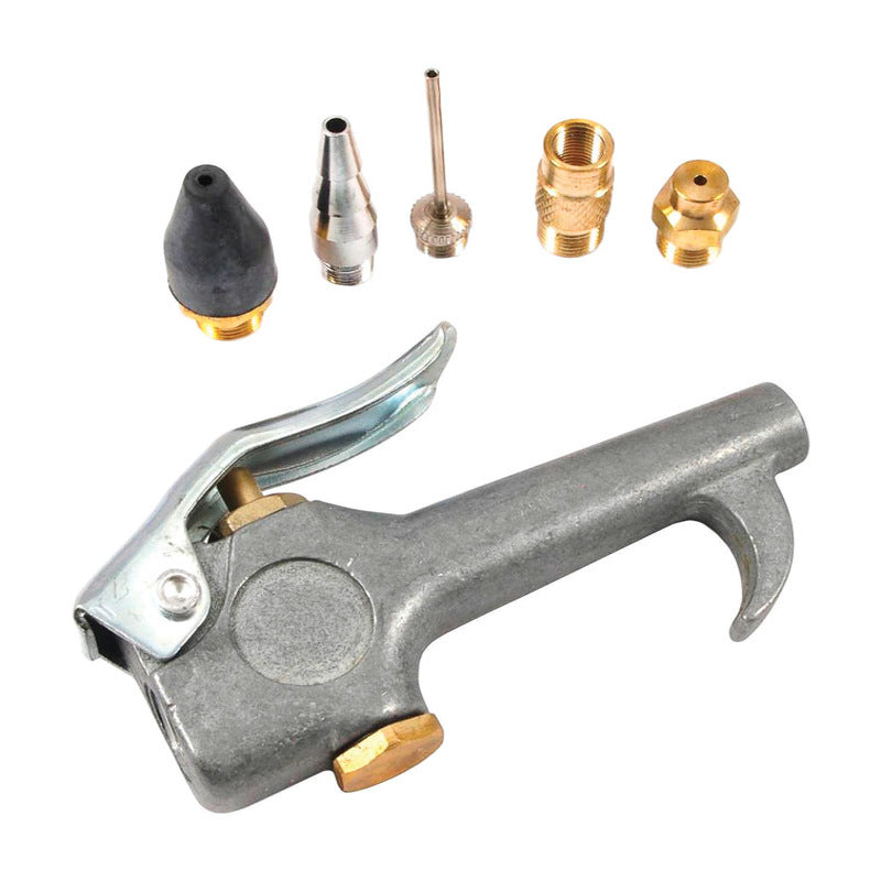 FORNEY - Forney Aluminum/Steel Deluxe Air Blow Gun Kit NPT 30 psi 6 pc