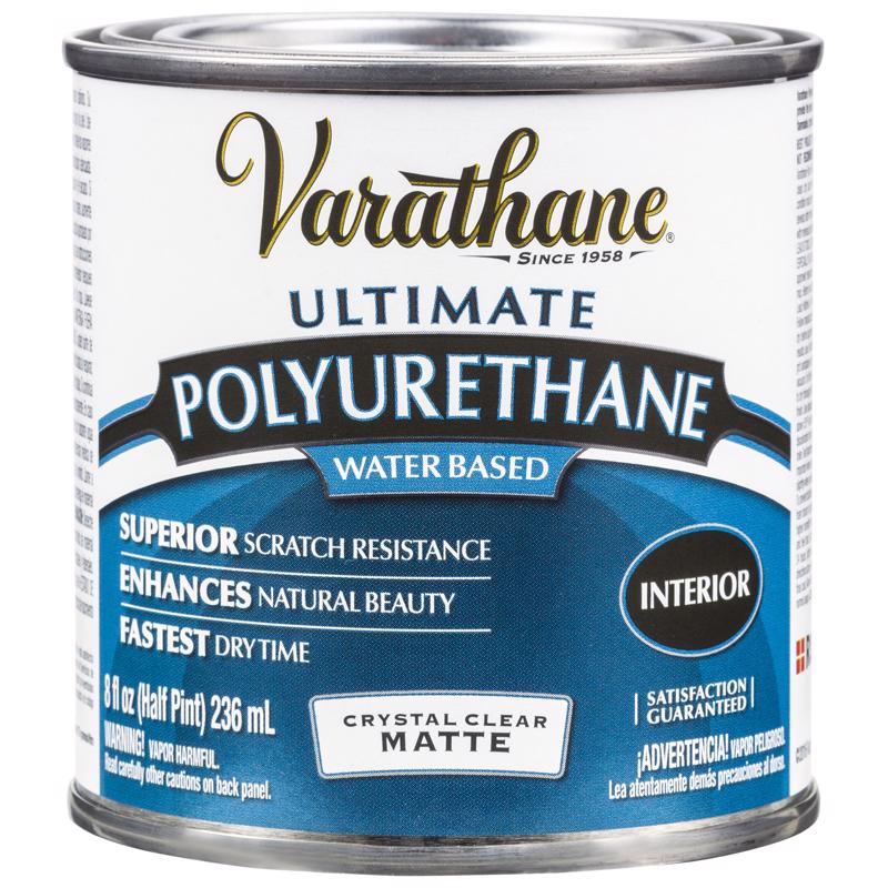 VARATHANE - Varathane Matte Clear Water-Based Polyurethane 0.5 pt