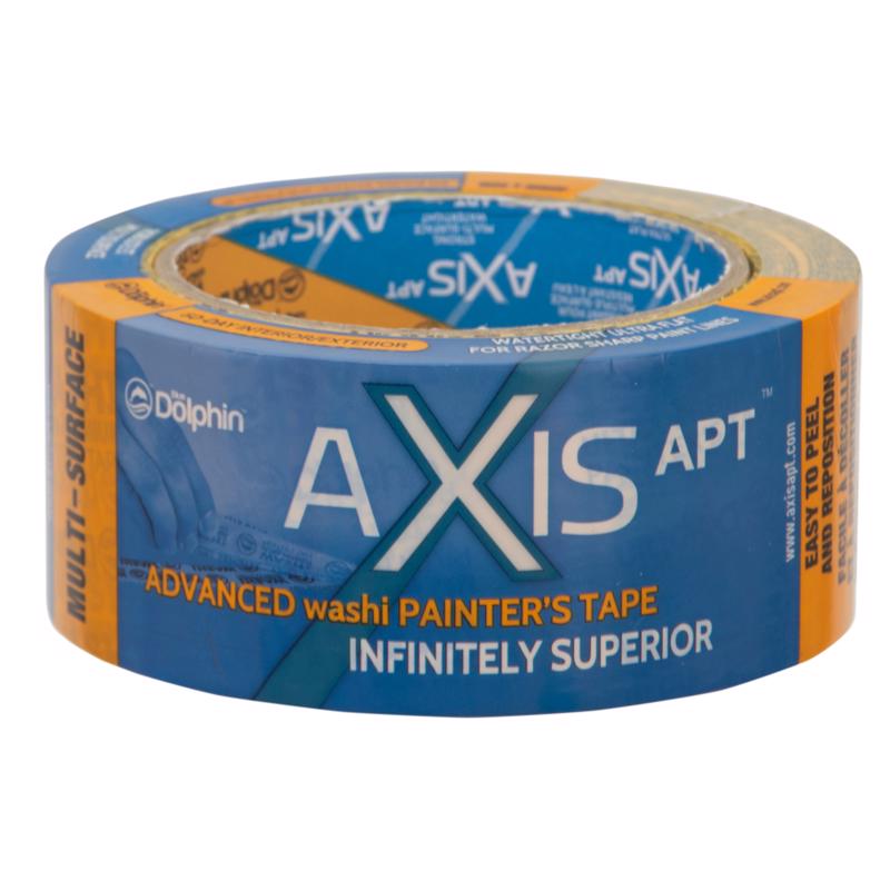 BLUE DOLPHIN - Blue Dolphin 1.88 in. W X 54.6 yd L Yellow Medium Strength Painter's Tape 1 pk