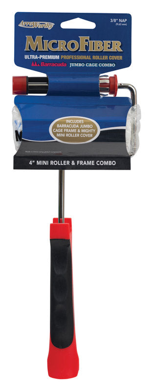 ARROWORTHY - ArroWorthy 4 in. W Jumbo Mini Paint Roller Frame and Cover Threaded End