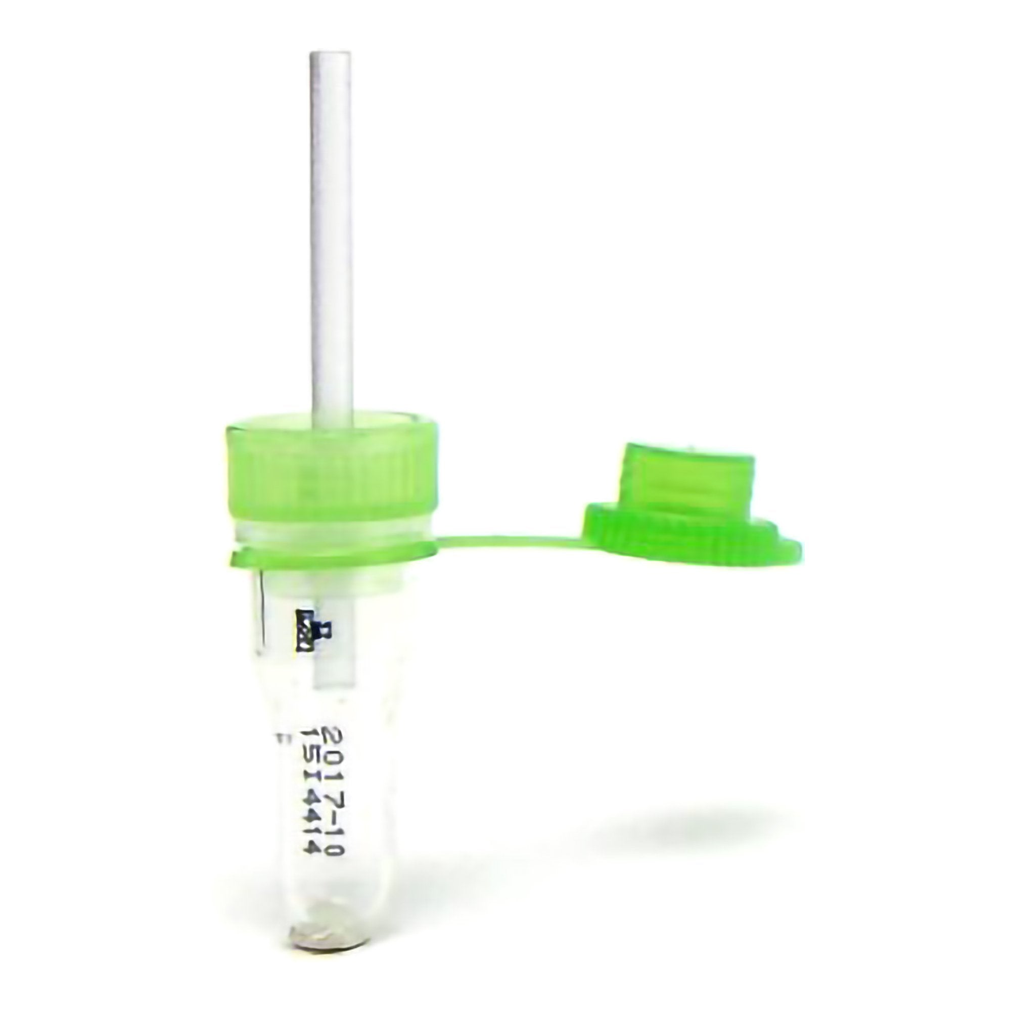 ASP Global LLC - Safe-T-Fill® Capillary Blood Collection Tube Lithium Heparin Additive 125 µL Pierceable Attached Cap Plastic Tube [50/BG]