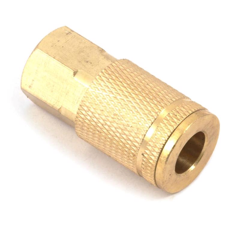 FORNEY - Forney Brass Air Coupler 1/4 in. Female X 1/4 in. 1 pc [75315]