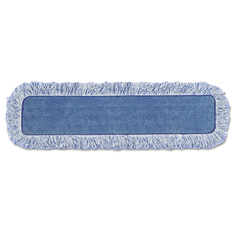 Rubbermaid Commercial - High Absorbency Mop Pad, Nylon/Polyester Microfiber, 18" Long, Blue