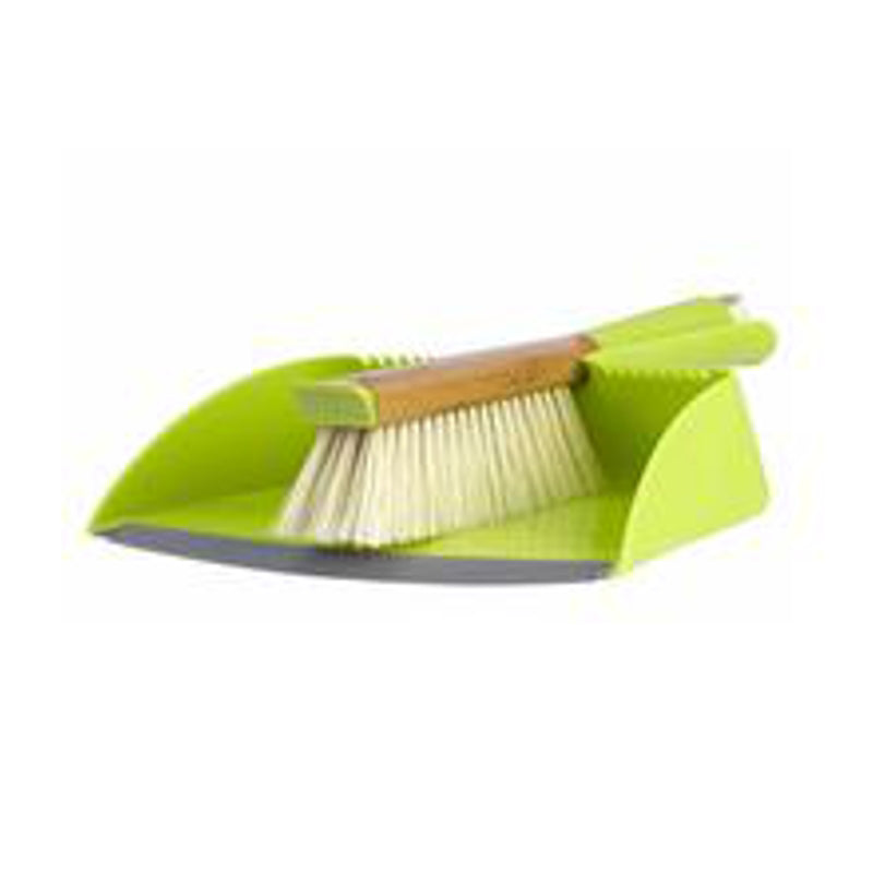 FULL CIRCLE - Full Circle Clean Team Bamboo/Plastic Handheld Dustpan and Brush Set