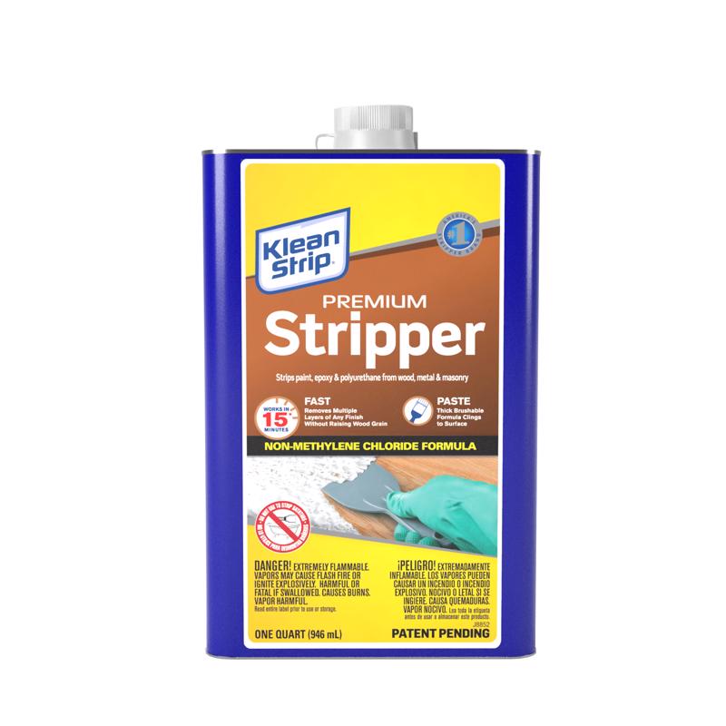 KWIK STRIP PAINT&VARNISH STRIPPER QT  - - Klean Strip Premium Paint and Varnish Stripper 1 qt - Case of 4