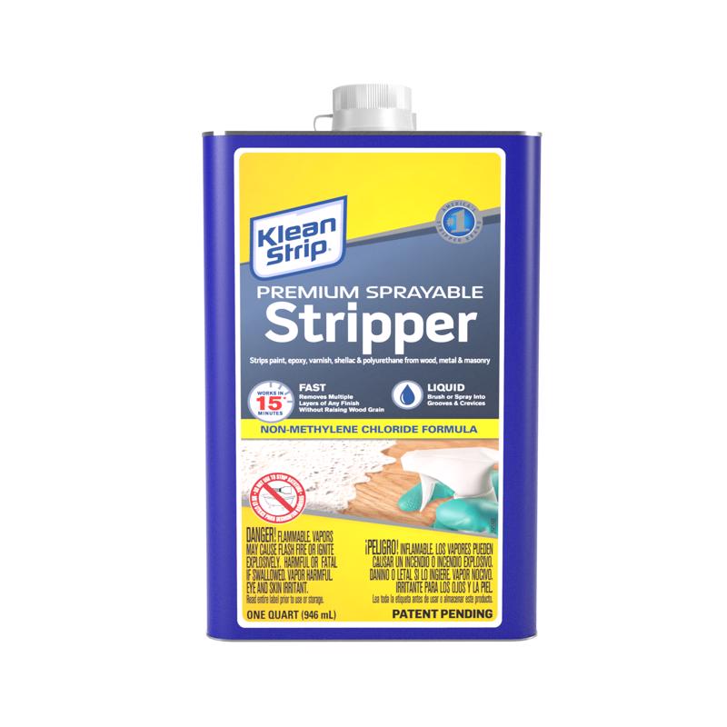 KWIK STRIP PAINT&VARNISH STRIPPER SPRAYA - Klean Strip Sprayable Fast Paint and Varnish Stripper 1 qt - Case of 4