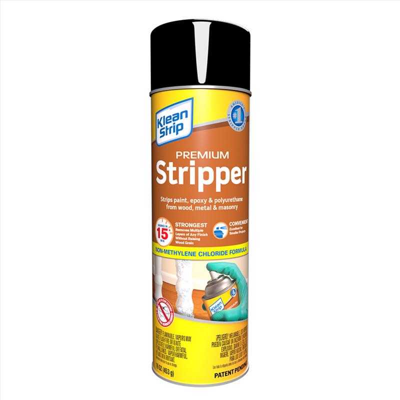 KWIK STRIP PAINT&VARNISH STRIPPER AEROSO - Klean Strip Paint and Varnish Stripper 16 oz - Case of 6