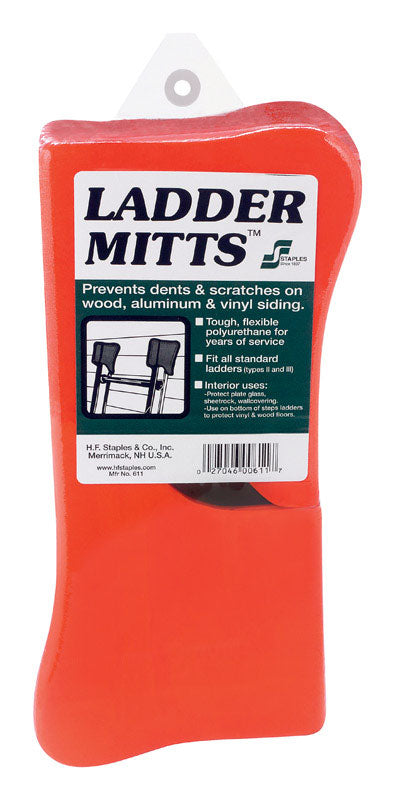 STAPLES - Staples Polyurethane Red Ladder Mitts 1 pk
