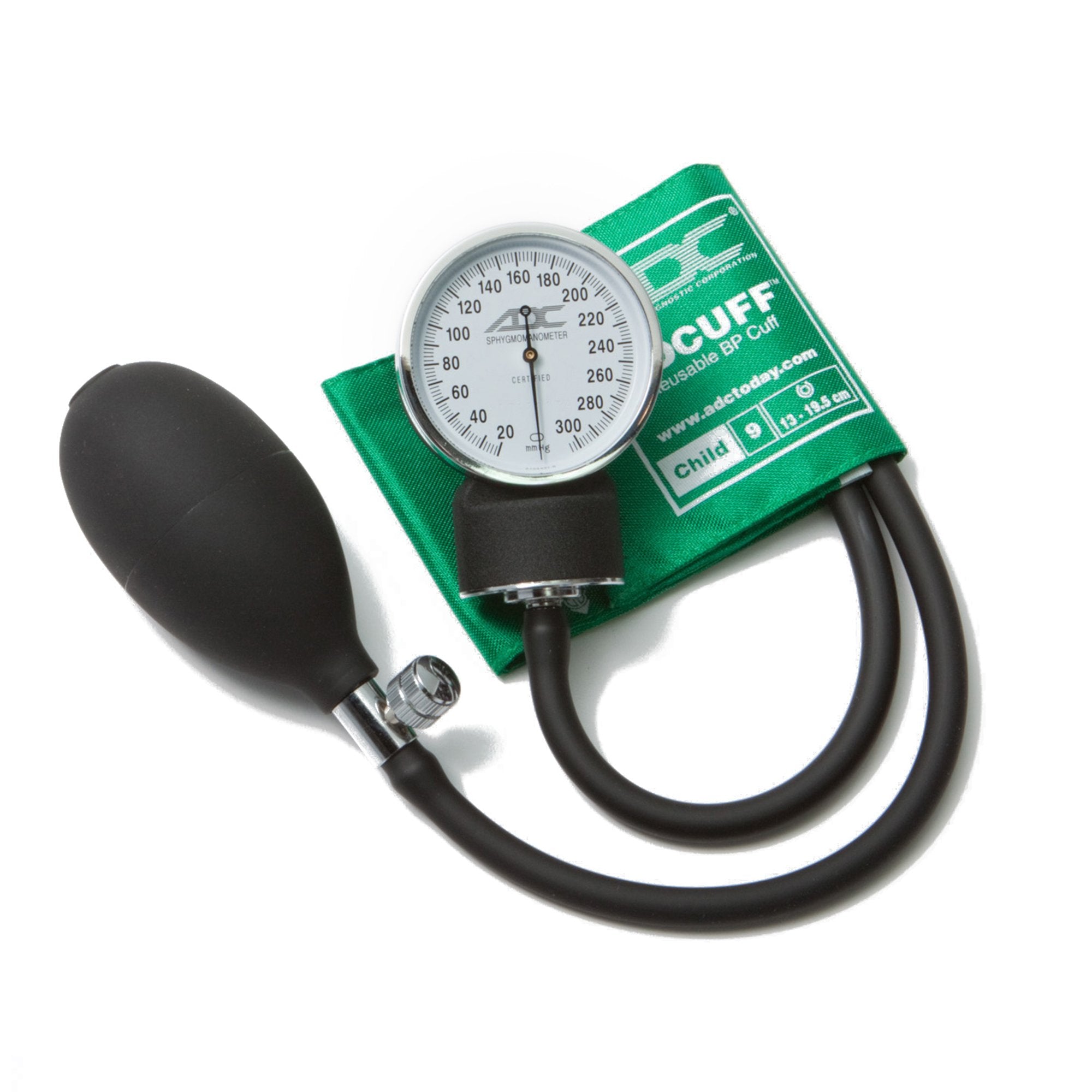 American Diagnostic Corp - Aneroid Sphygmomanometer Unit Prosphyg™760 Series Pediatric Cuff Nylon Cuff 13 - 19.5 cm Pocket Aneroid [1/EA]