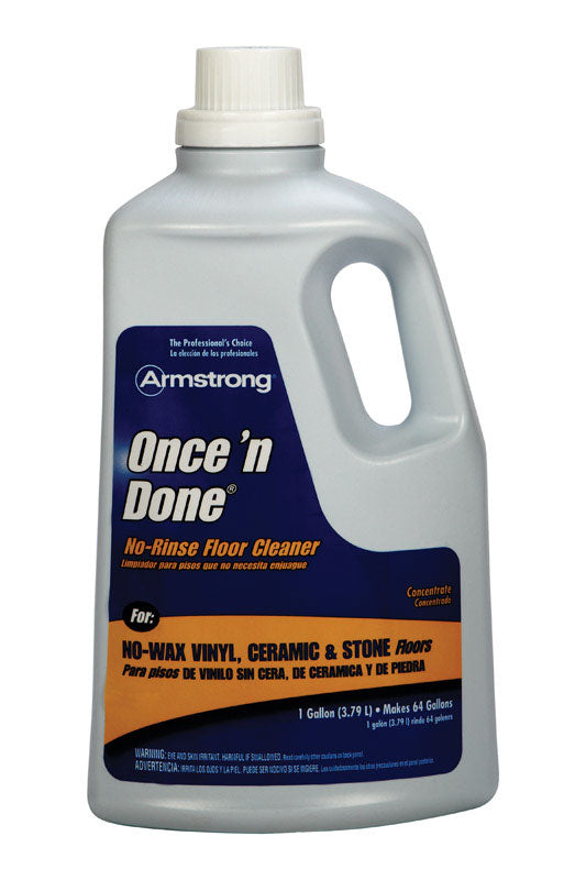 ONCE'N DONE - Armstrong Once'N Done Citrus Scent Floor Cleaner Liquid 1 gal - Case of 4