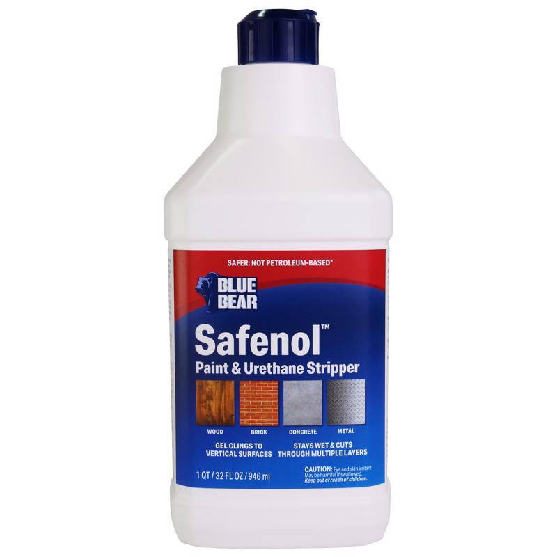 BLUE BEAR - Blue Bear Safenol Paint and Urethane Stripper 1 qt - Case of 6