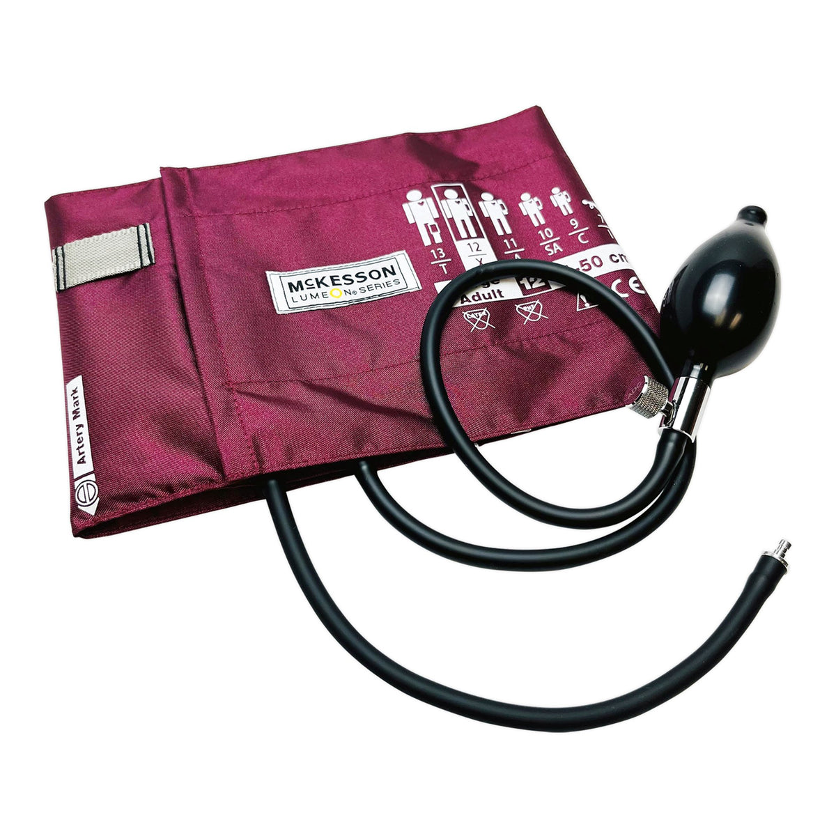 McKesson Brand - Reusable Blood Pressure Cuff and Bulb McKesson LUMEON™ 34 to 50 cm Arm Nylon Cuff Large Adult Cuff [1/BX]