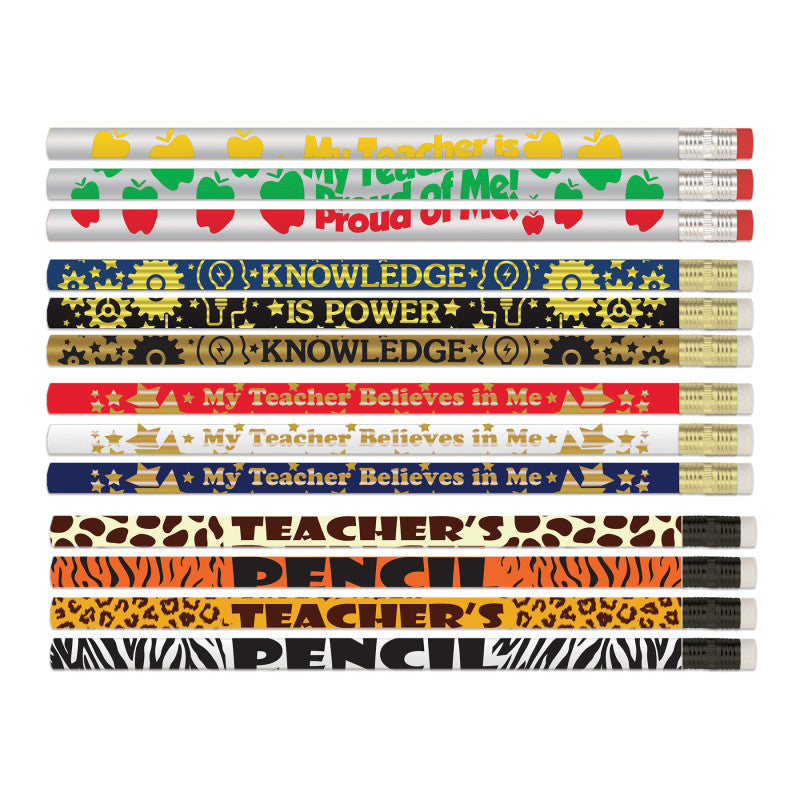 MUSGRAVE PENCIL COMPANY - Teacher Rewards Pencils Assortment, Pack of 144