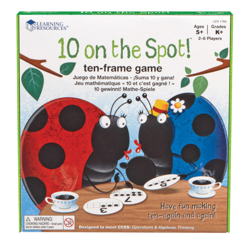 LEARNING RESOURCES - 10 on the Spot!™ Ten Frame Game