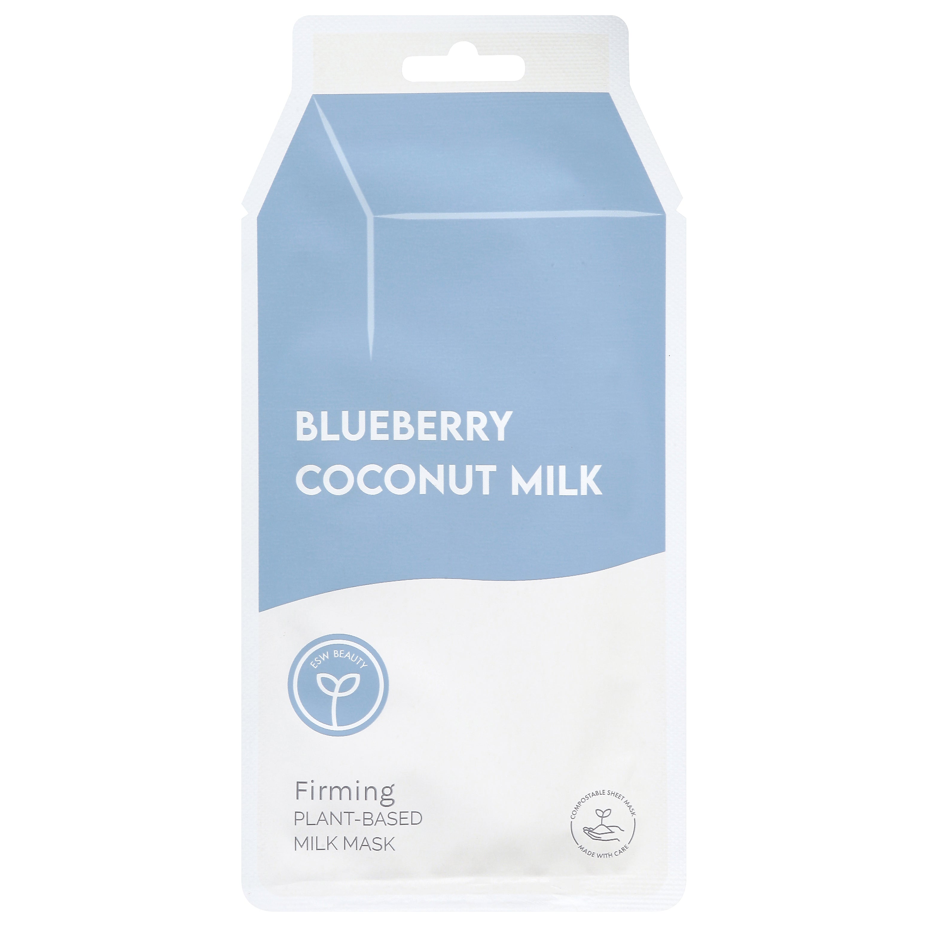 ESW Beauty Blueberry Coconut Milk Firming Milk Mask 0.91 fl oz - Case of 15