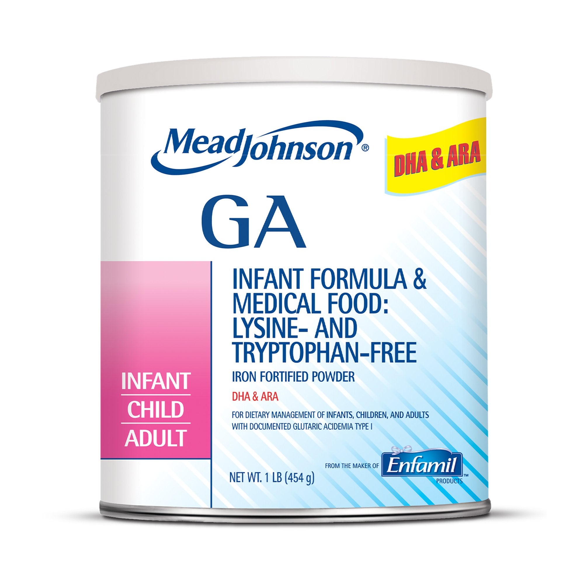 Mead Johnson - Pediatric Oral Supplement GA Unflavored 1 lb. Can Powder Iron Glutaric Acidemia Type 1 [6/CS]