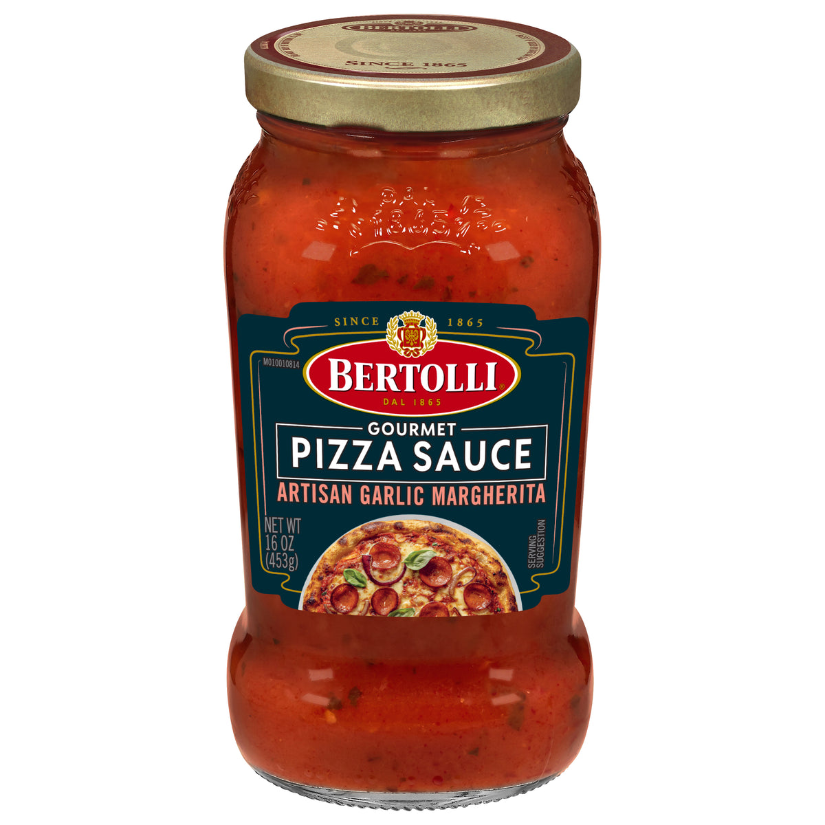 Bertolli Gourmet Artisan Garlic Margherita Pizza Sauce 16 oz - Case of 12