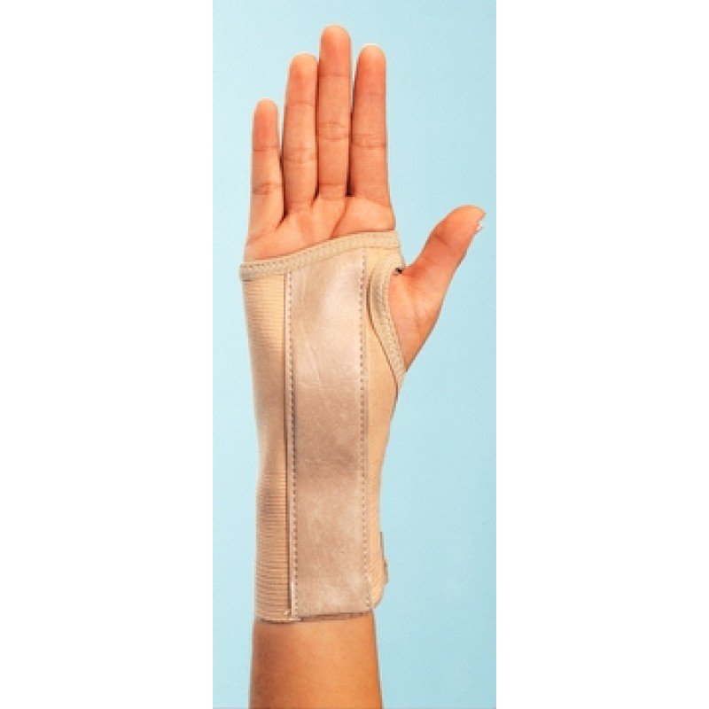 DJO - Wrist Brace ProCare® Low Profile / Contoured / Wraparound Aluminum / Cotton / Elastic Right Hand Beige Medium [1/EA]