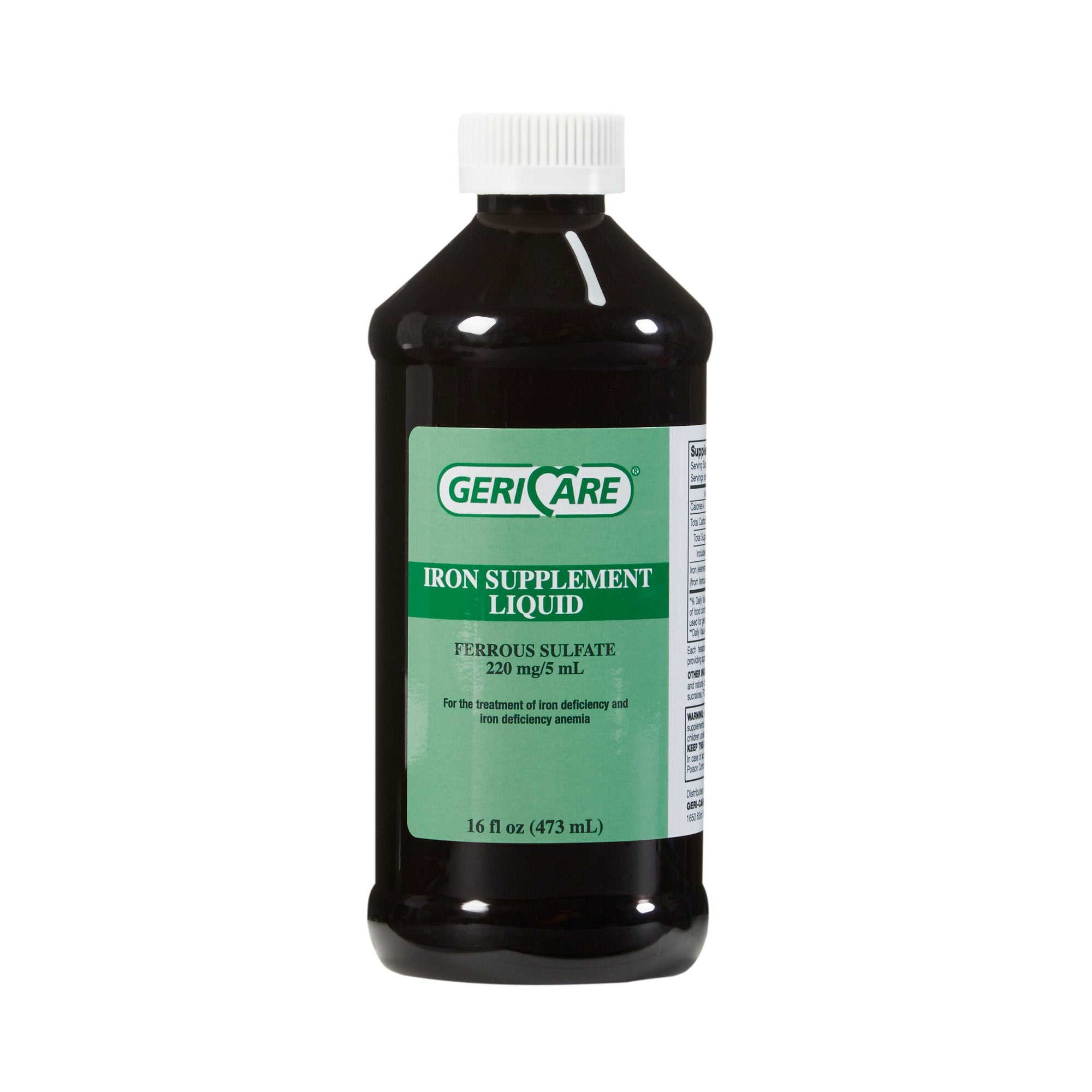 Geri-Care - Mineral Supplement Geri-Care® Iron 220 mg Strength Liquid 16 oz. [1/BT]