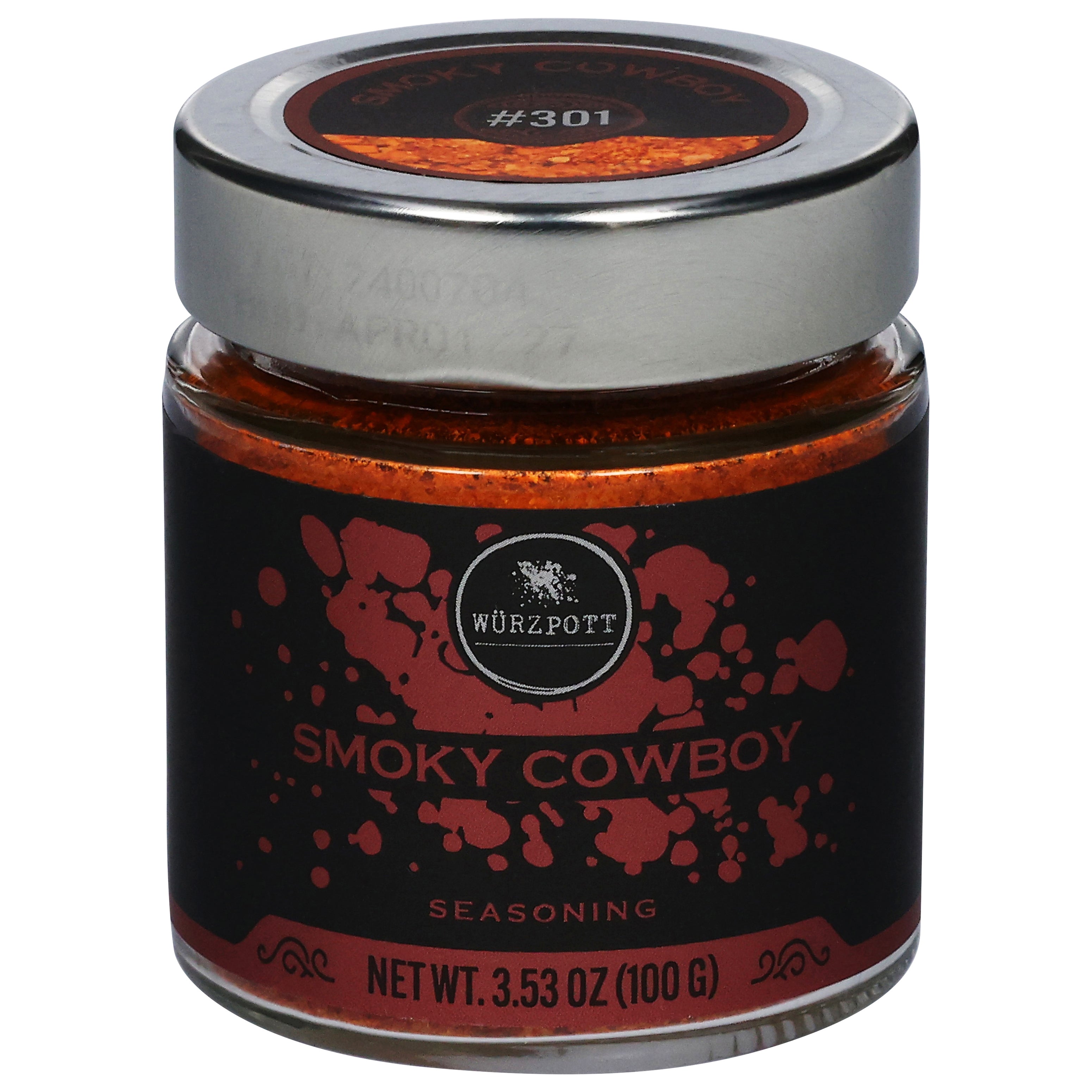 Wurzpott Smoky Cowboy Seasoning 3.53 oz - Case of 6