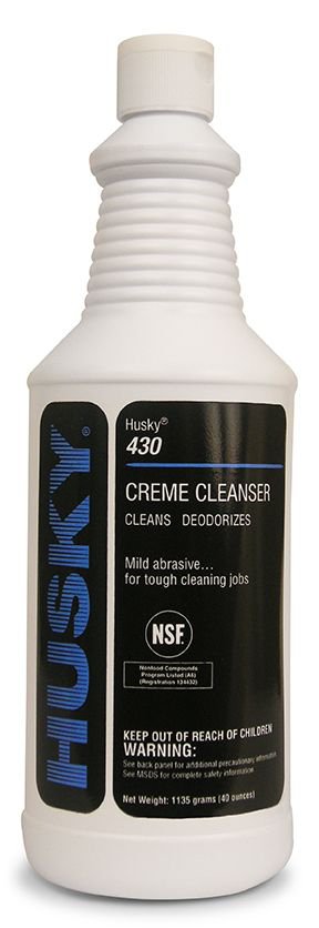 Canberra - Husky® 430 Surface Cleaner Acid Based Manual Squeeze Cream 32 oz. Bottle Mint Scent NonSterile [1/EA]