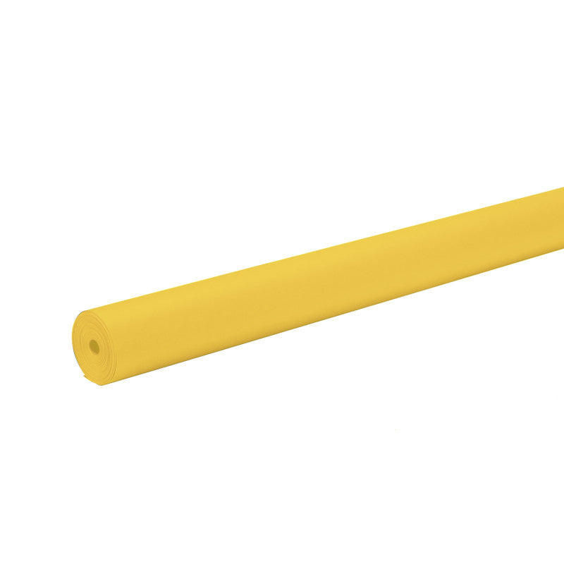 Colored Kraft Duo-Finish Paper, 48" x 200', Canary, 1 Roll