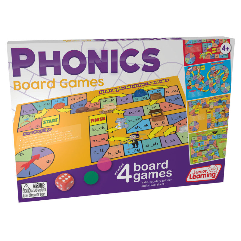 JUNIOR LEARNING - Phonics Board Games