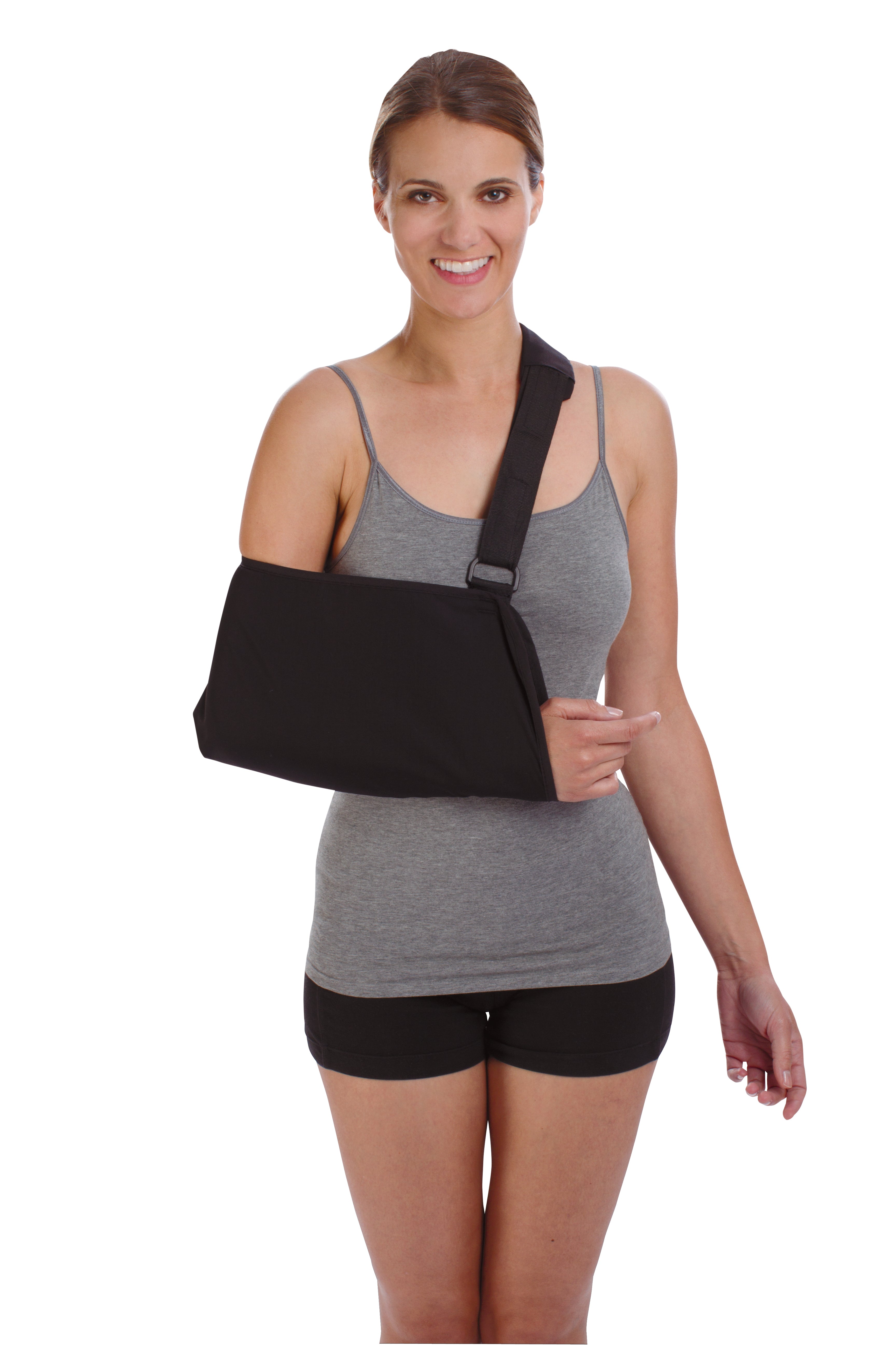 DJO - Arm Sling with Shoulder Pad Procare® Deluxe D-Ring / Hook and Loop Strap Closure X-Small [1/EA]