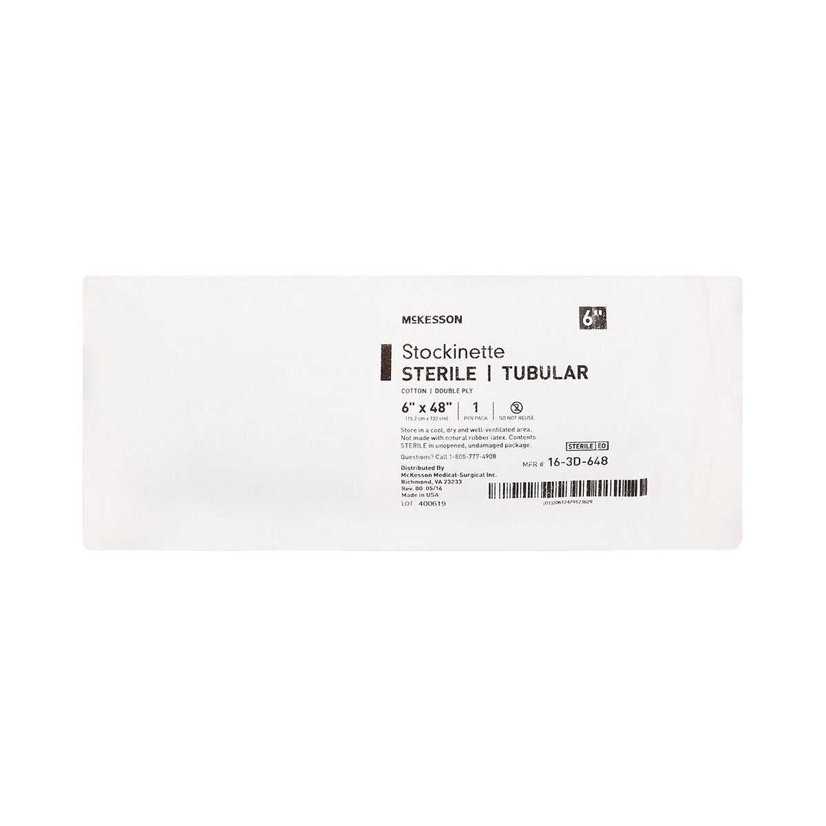 McKesson Brand - Surgical Stockinette Tubular McKesson 6 X 48 Inch Sterile [1/EA]