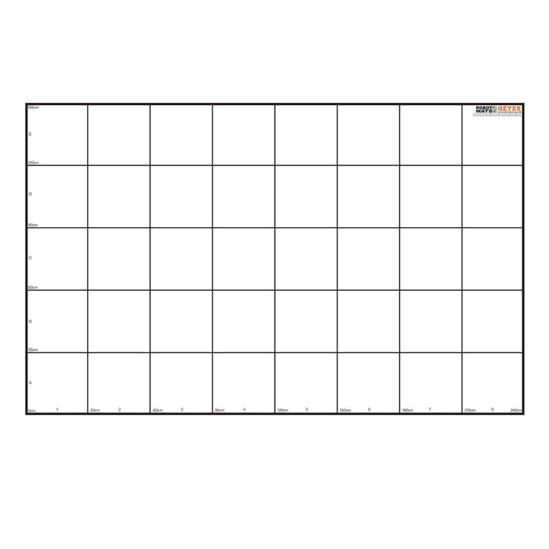 GEYER INSTRUCTIONAL - Wonder League Robotics Competition Grid Mat, 150cm x 240cm with 30cm Grid