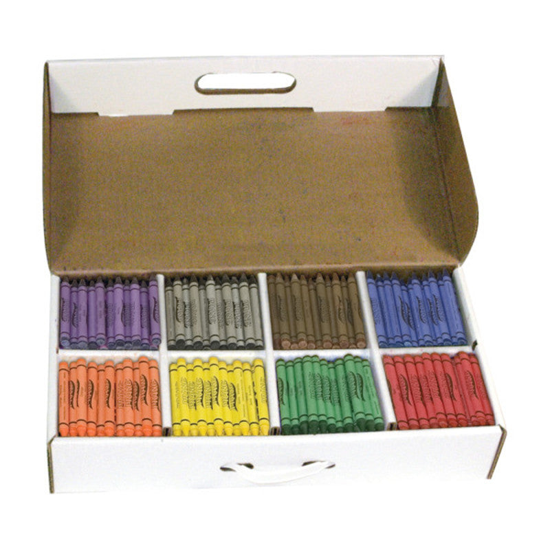 PRANG - Crayons, Master Pack, 8 Colors (50 Each), 400 Count