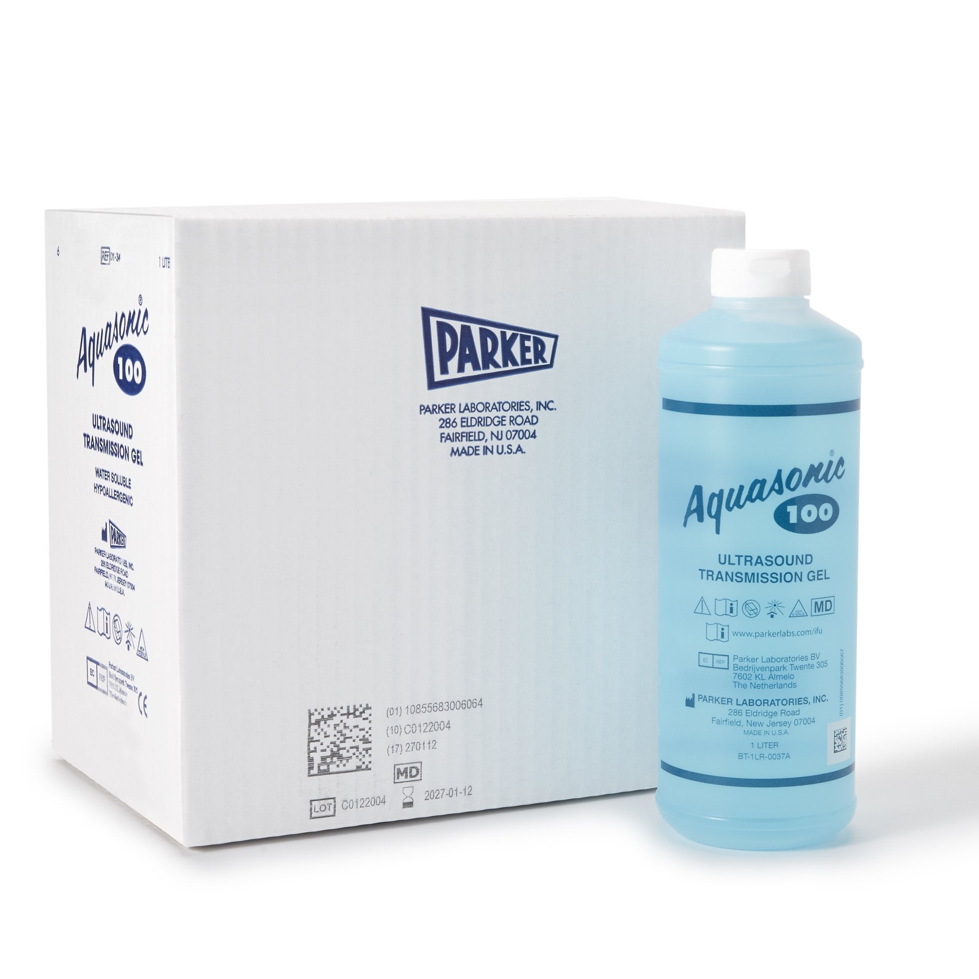 Parker Labs - Ultrasound Gel Aquasonic® High Viscosity 1 Liter Bottle NonSterile [6/BX]