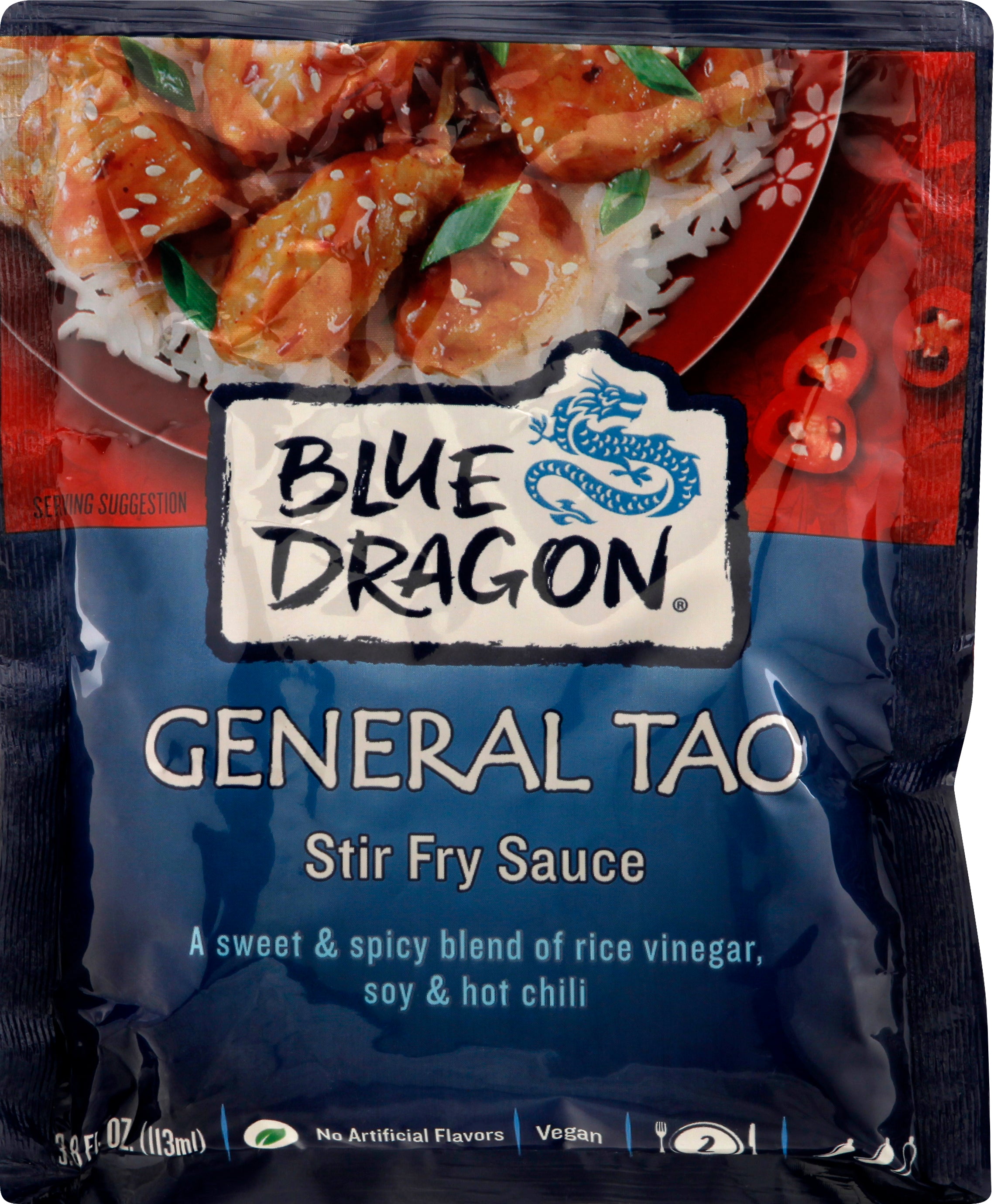 Blue Dragon General Tao Stir Fry Sauce 3.8 oz - Case of 12