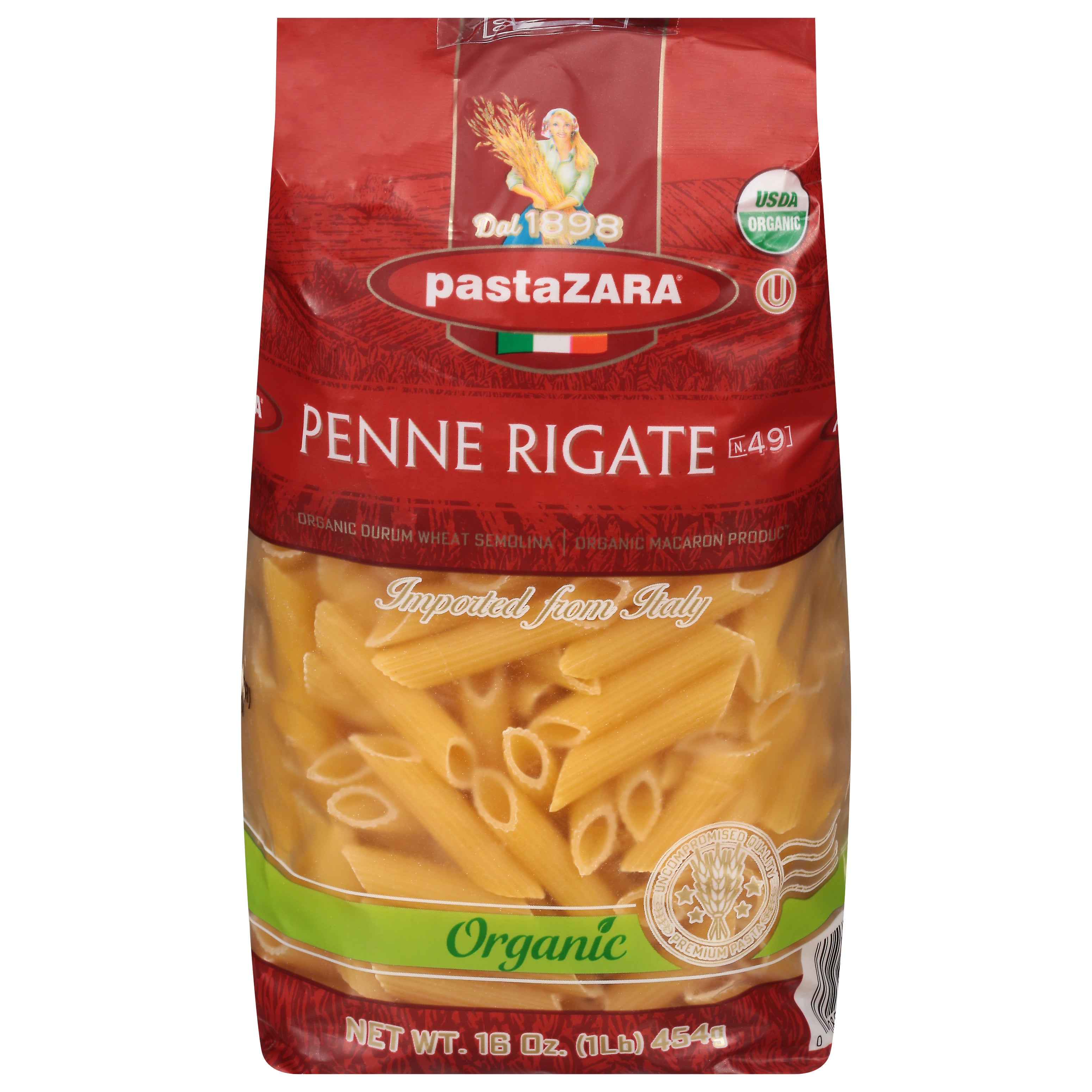 Pasta Zara No. 49 Penne Rigate Pasta 15 oz - Case of 10