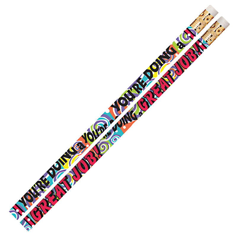 MUSGRAVE PENCIL COMPANY - You’re Doing A Great Job Motivational Pencils, 12 Per Pack, 12 Packs